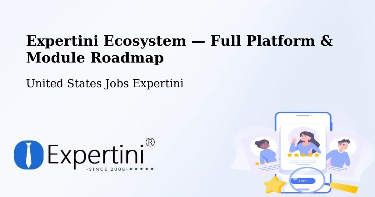 Expertini Ecosystem — Full Platform & Module Roadmap – Constantine